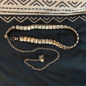 Rhinestone belt